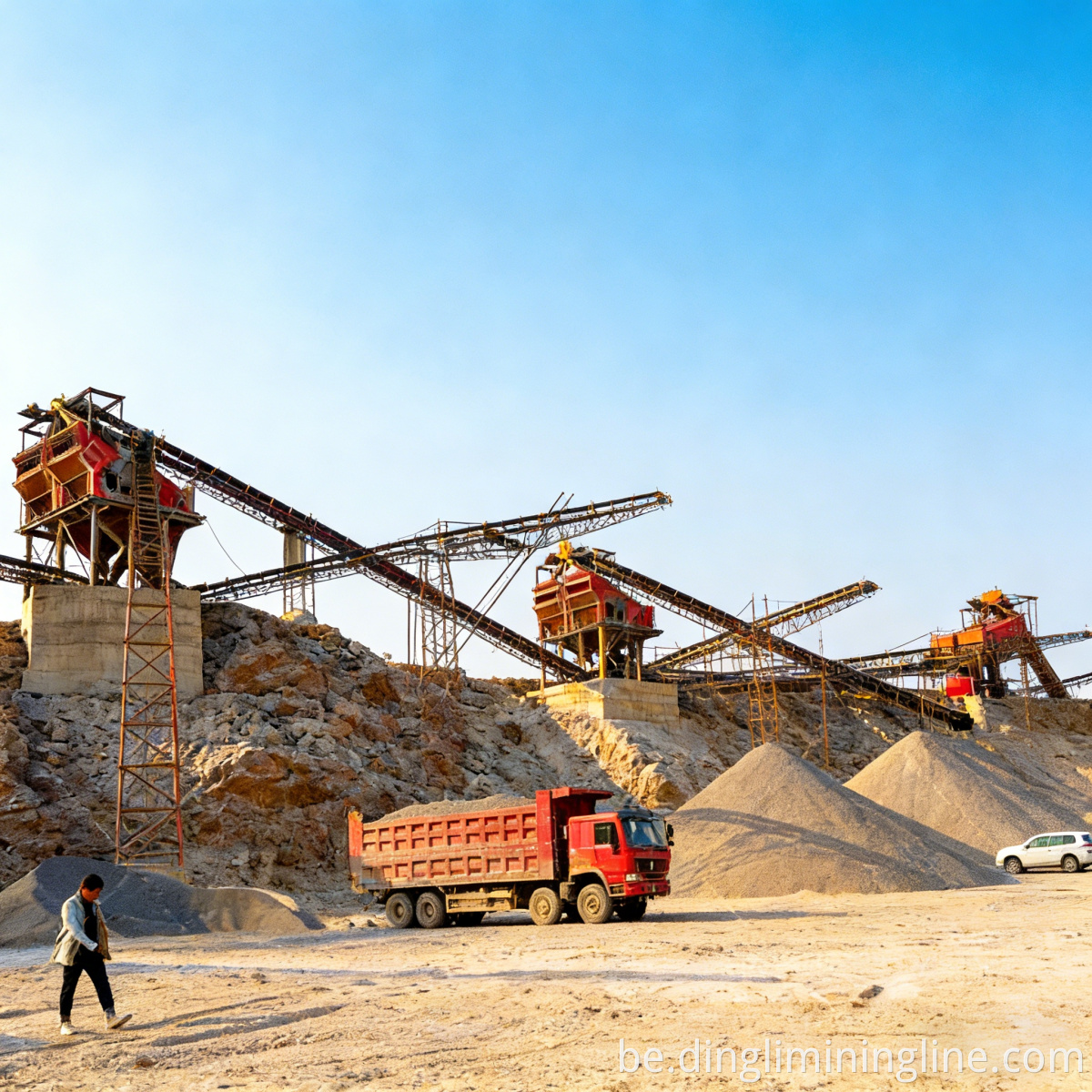 High Grade Sand Aggregate Line